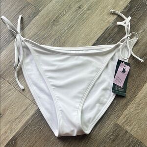 NEW with tags Wild Fable White Tie-Side Bikini Bottom